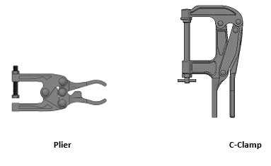 Squeeze Action Clamps